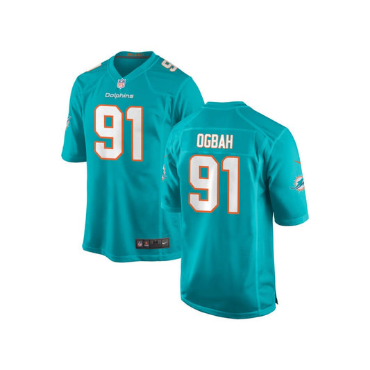 Emmanuel Ogbah Miami Dolphins Nike Youth Game Jersey - Aqua