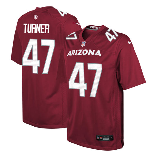 Ezekiel Turner  Arizona Cardinals Nike Youth Game Jersey - Cardinal