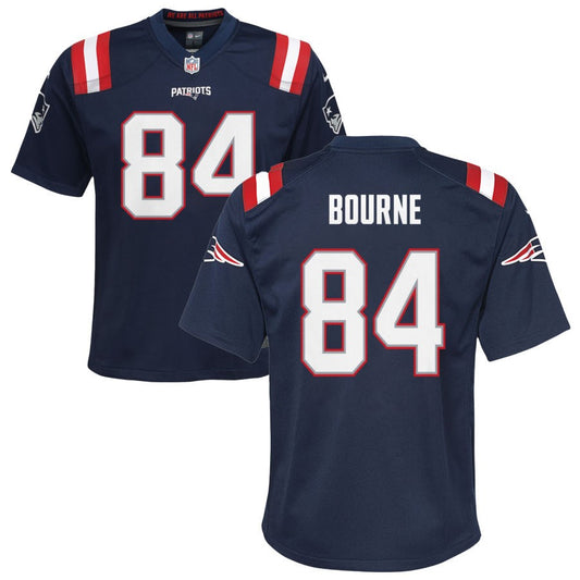 Kendrick Bourne New England Patriots Nike Youth Game Jersey - Navy