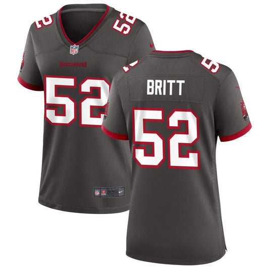 K.J. Britt Tampa Bay Buccaneers Nike Women's Alternate Game Jersey - Pewter