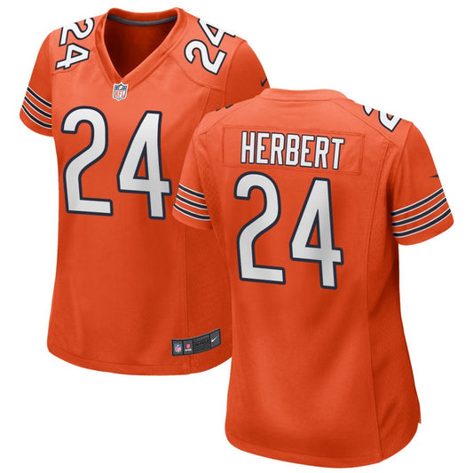Khalil Herbert Chicago Bears Nike Women's Alternate Game Jersey - Orange