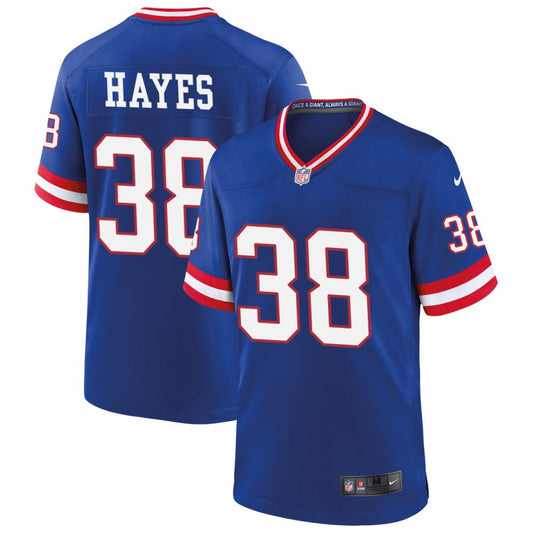 Kaleb Hayes New York Giants Nike Classic Game Jersey - Royal