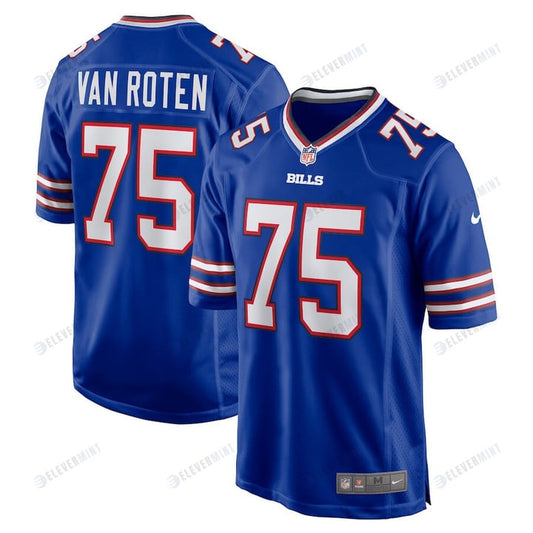 Greg Van Roten Buffalo Bills Game Player Jersey - Royal
