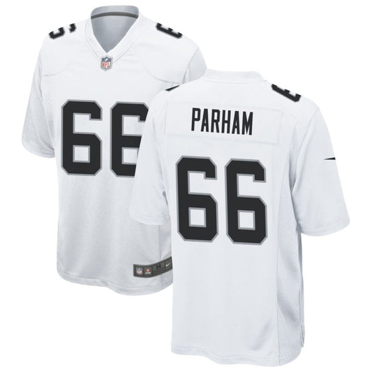 Dylan Parham Las Vegas Raiders Nike Game Jersey - White