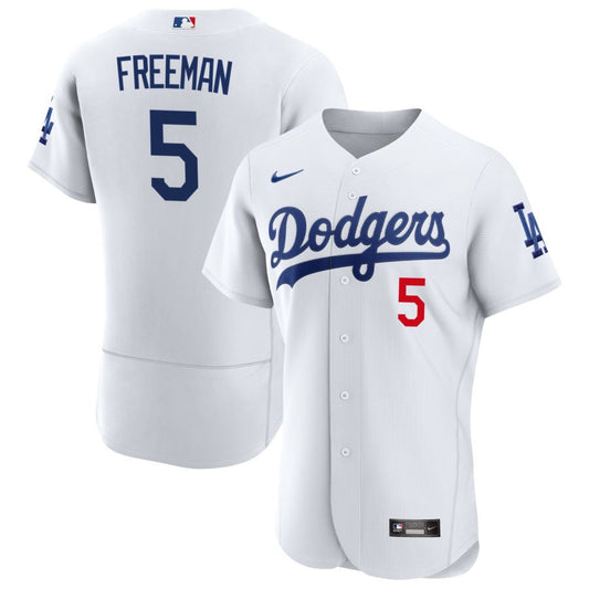 Freddie Freeman Los Angeles Dodgers Nike Home Authentic Patch Jersey - White