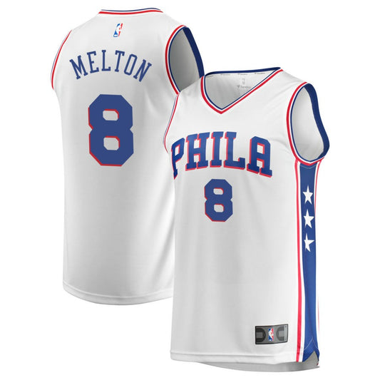 De'Anthony Melton Philadelphia 76ers Fanatics Branded Youth Fast Break Replica Jersey White - Association Edition