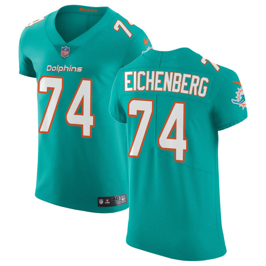 Liam Eichenberg Miami Dolphins Nike Vapor Untouchable Elite Jersey - Aqua