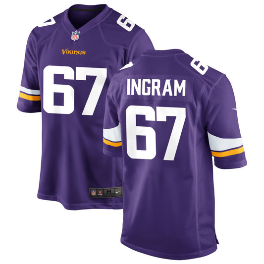 Ed Ingram Minnesota Vikings Nike Vapor Untouchable Elite Jersey - Purple