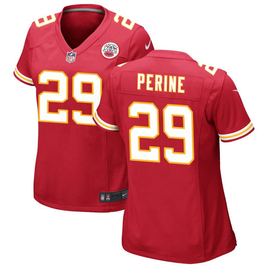 La'Mical Perine Kansas City Chiefs Nike Women's Game Jersey - Red