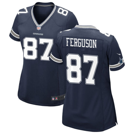 Jake Ferguson Dallas Cowboys Nike Women's Game Jersey - Navy