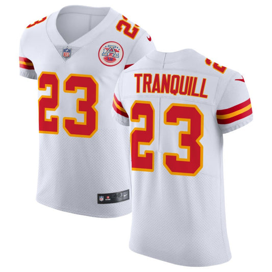 Drue Tranquill Kansas City Chiefs Nike Vapor Untouchable Elite Jersey - White