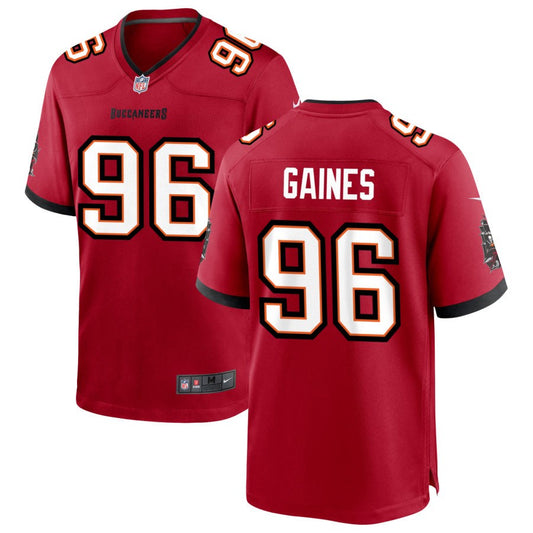 Greg Gaines Nike Tampa Bay Buccaneers Game Jersey - Red