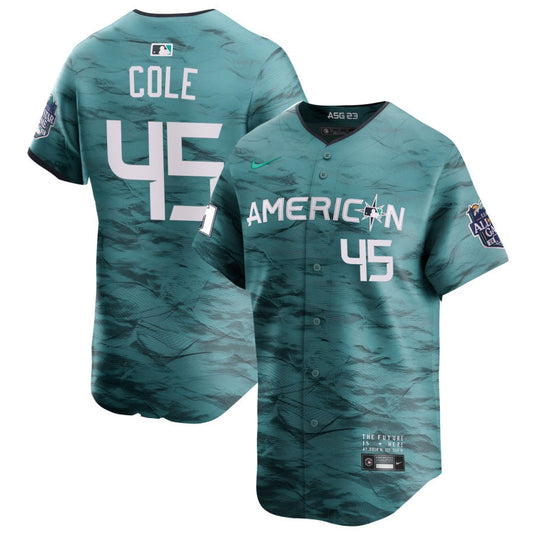 Gerrit Cole  American League Nike 2023 MLB All-Star Game Pick-A-Player Limited Jersey - Teal