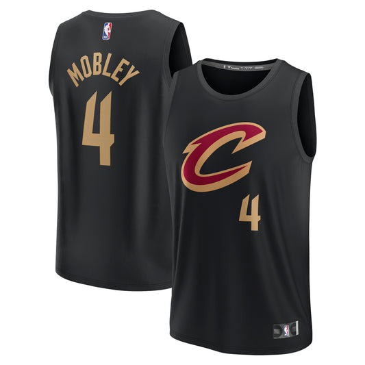 Evan Mobley Cleveland Cavaliers Fanatics Branded Fast Break Replica Player Jersey - Statement Edition - Black