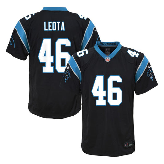 Eku Leota  Carolina Panthers Nike Youth Game Jersey - Black