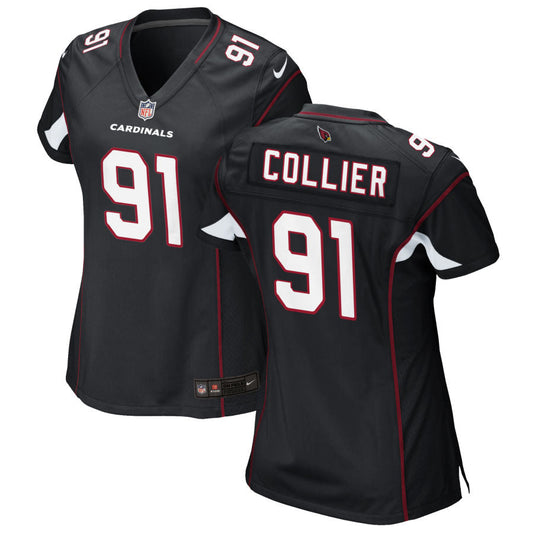 L.J. Collier Arizona Cardinals Nike Women's Alternate Game Jersey - Black