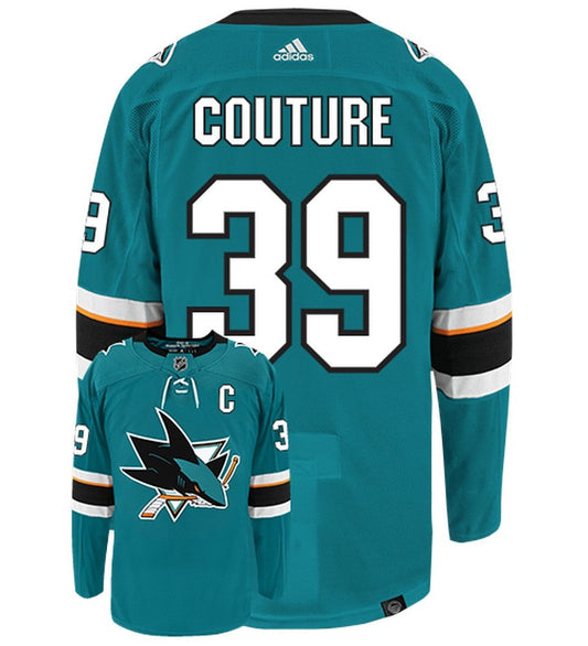 Logan Couture San Jose Sharks Adidas Primegreen Authentic NHL Hockey Jersey