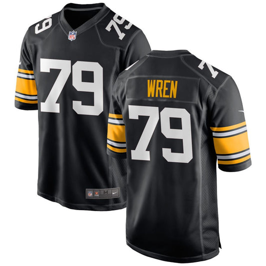 Renell Wren Pittsburgh Steelers Nike Alternate Game Jersey - Black