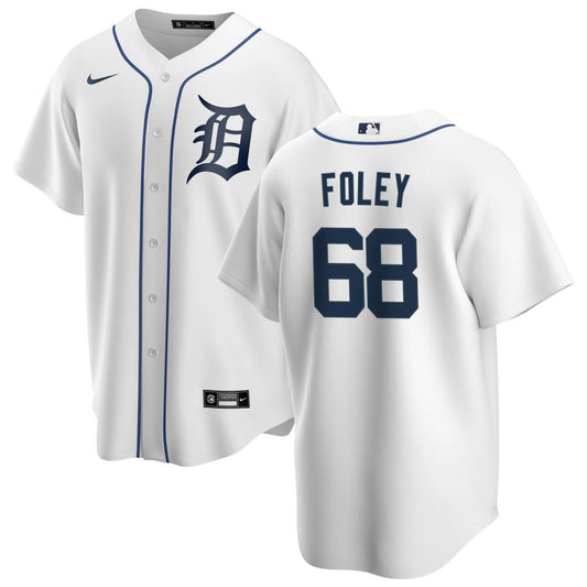 Jason Foley Detroit Tigers Nike Youth Home Replica Jersey - White