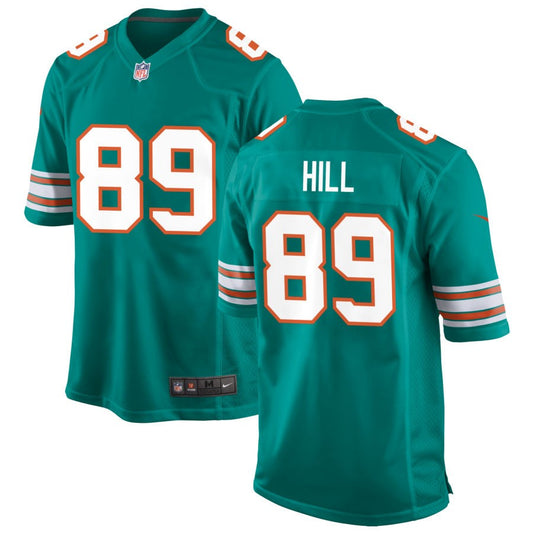 Julian Hill Miami Dolphins Nike Alternate Game Jersey - Aqua