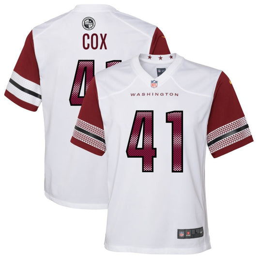 Jabril Cox Washington Commanders Nike Youth Game Player Jersey - White