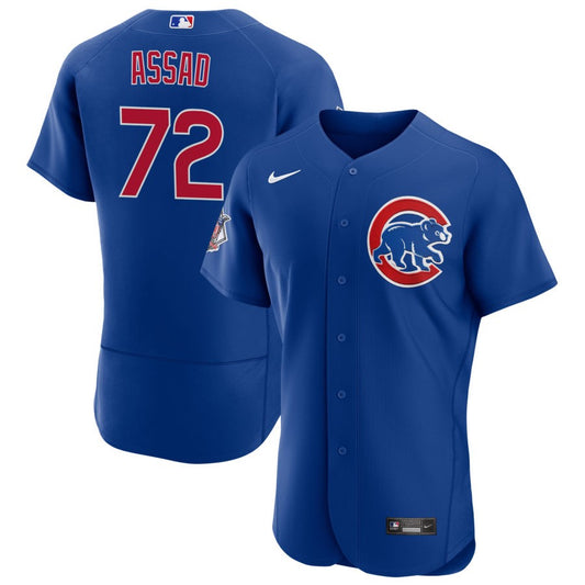 Javier Assad Chicago Cubs Nike Alternate Authentic Jersey - Royal