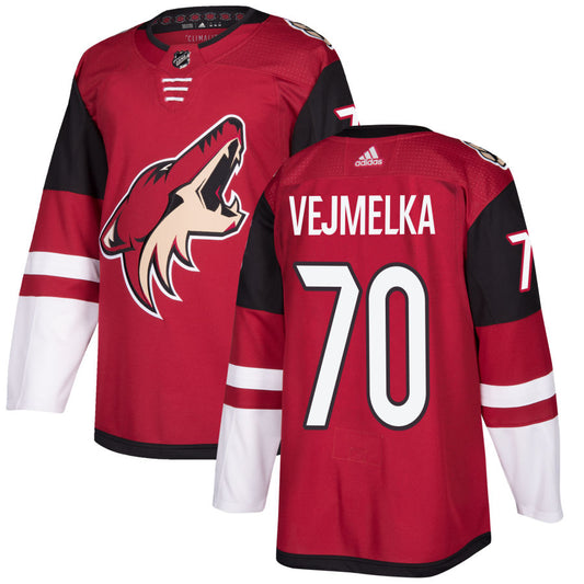 Karel Vejmelka Arizona Coyotes adidas Authentic Jersey - Maroon