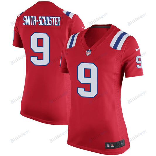 JuJu Smith-Schuster 9 New England Patriots Women Alternate Game Jersey - Red