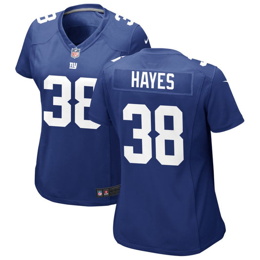 Kaleb Hayes New York Giants Nike Women's Jersey - Royal