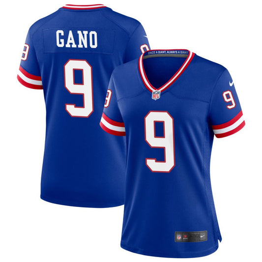 Graham Gano New York Giants Nike Women's Classic Game Jersey - Royal