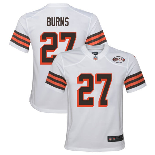 Lorenzo Burns Cleveland Browns Nike Youth Alternate Jersey - White