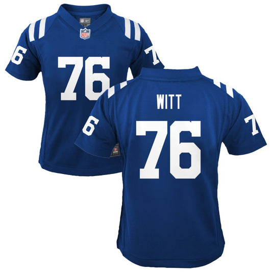 Jake Witt Nike Indianapolis Colts Youth Game Jersey - Royal