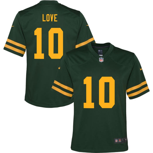 Jordan Love Green Bay Packers Nike Youth Alternate Jersey - Green