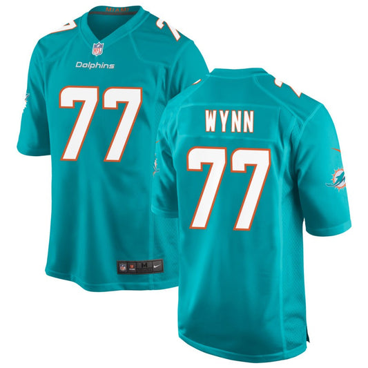 Isaiah Wynn Miami Dolphins Nike Game Jersey - Aqua