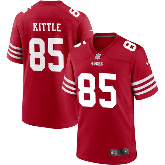 George Kittle San Francisco 49ers Nike Youth Game Jersey - Scarlet
