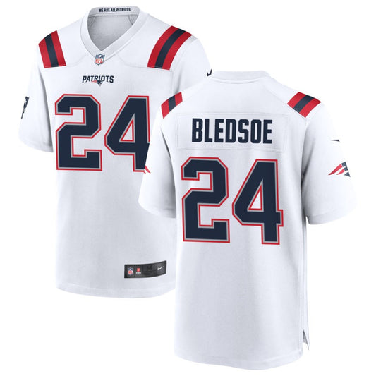 Joshuah Bledsoe New England Patriots Nike Game Jersey - White