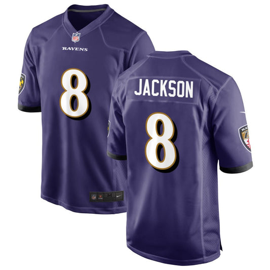 Lamar Jackson Baltimore Ravens Nike Game Jersey - White