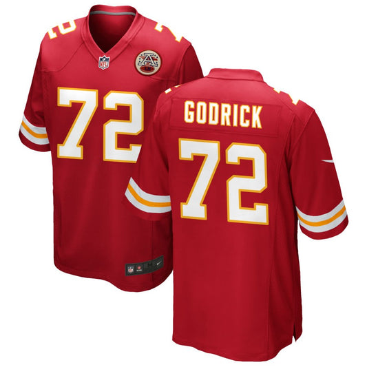 Jason Godrick Kansas City Chiefs Nike Game Jersey - Red