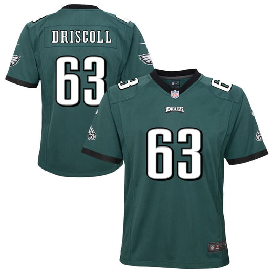 Jack Driscoll Philadelphia Eagles Nike Youth Team Game Jersey - Midnight Green