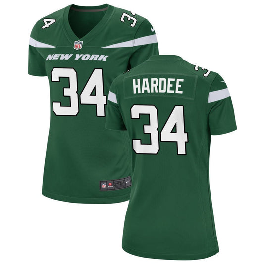 Justin Hardee New York Jets Nike Women's Game Jersey - Gotham Green