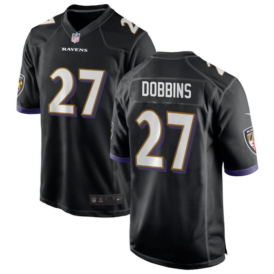 J.K. Dobbins Baltimore Ravens Nike Alternate Game Jersey - Black