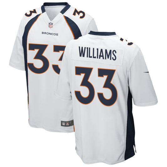 Javonte Williams Denver Broncos Nike Game Jersey - White