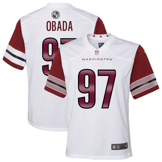 Efe Obada Washington Commanders Nike Youth Game Player Jersey - White