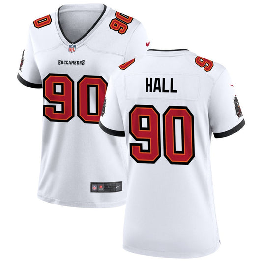 Logan Hall Nike Tampa Bay Buccaneers Women's Game Jersey - White