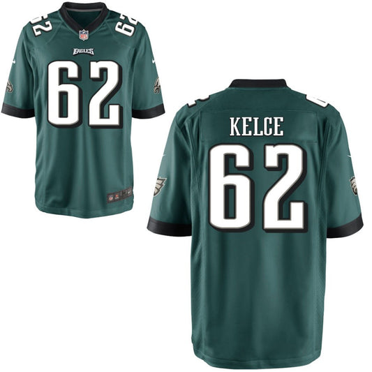 Jason Kelce Philadelphia Eagles Nike Youth Game Jersey - Midnight Green