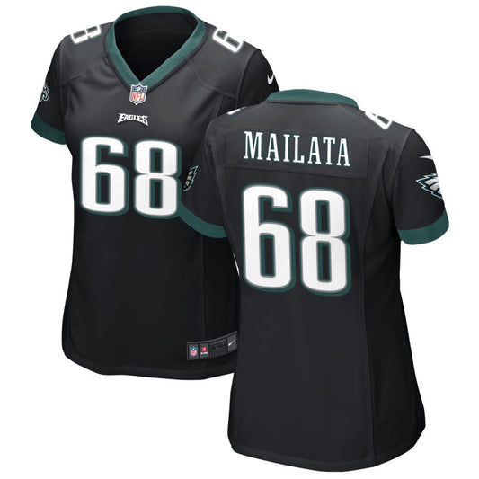 Jordan Mailata Philadelphia Eagles Nike Women's Alternate Game Jersey - Black