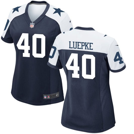 Hunter Luepke Dallas Cowboys Nike Women's Alternate Game Jersey - Navy