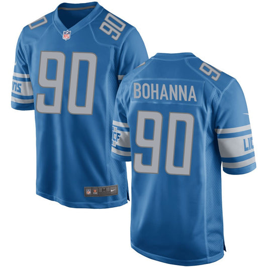Quinton Bohanna Detroit Lions Nike Game Jersey - Blue