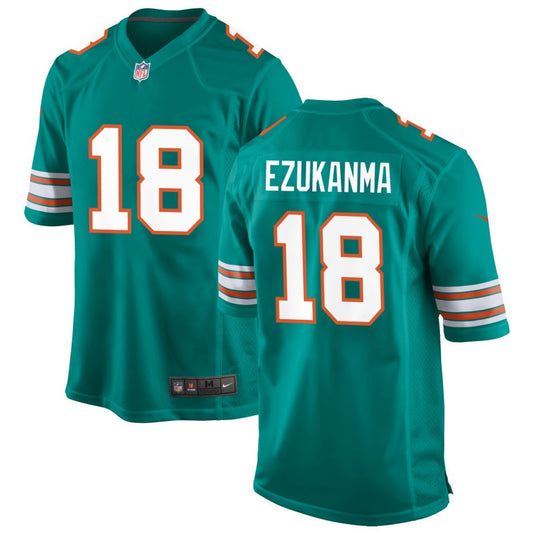 Erik Ezukanma Miami Dolphins Nike Alternate Game Jersey - Aqua