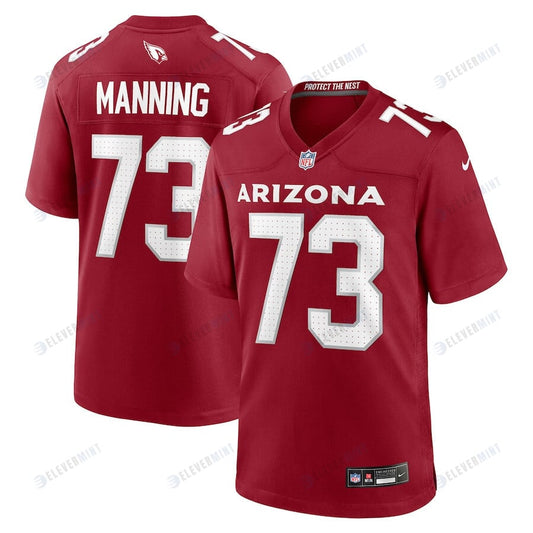 Ilm Manning 73 Arizona Cardinals Men Team Game Jersey - Cardinal